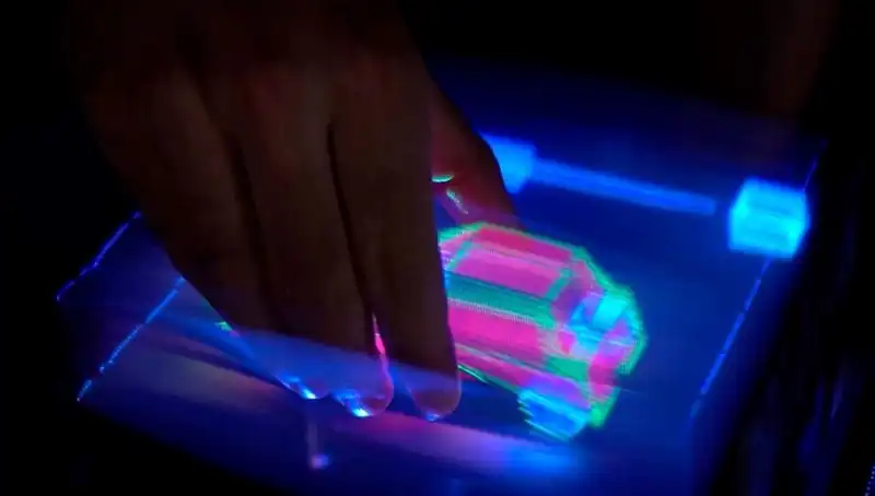 Dünyanın İlk Etkileşimli 3D Hologramı: Ge未来技术化的交汇**