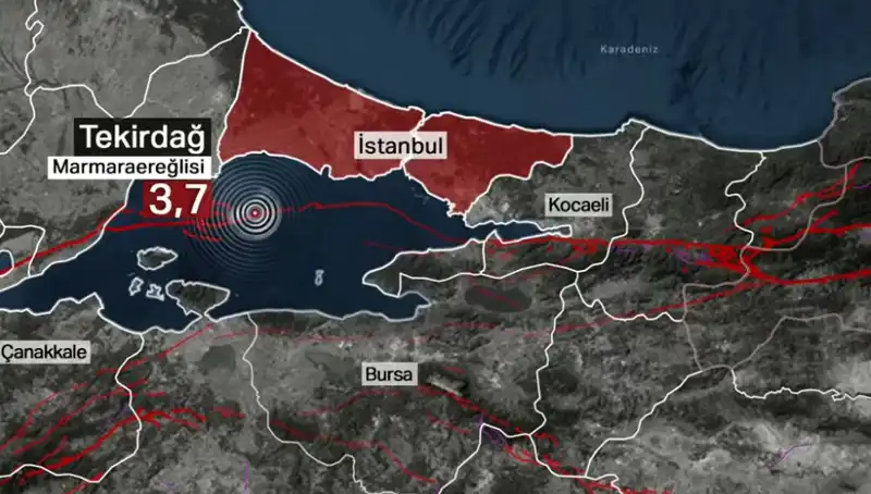 Marmara Denizi'nde 3,7 Büyüklüğünde Deprem: Neler Oluyor?